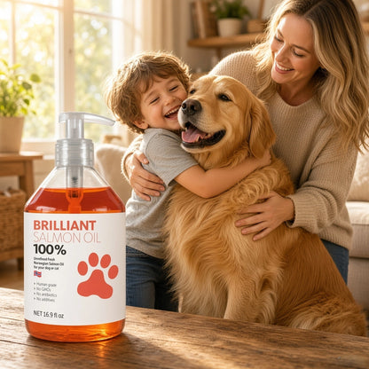 Brilliant Salmon Oil™ - Daily Coat & Joint Support
